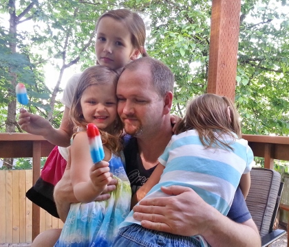 chef and daughters