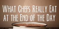 what chefs really eat at the end of the day sidebar