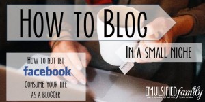 how to not let facebook consume your life as a blogger